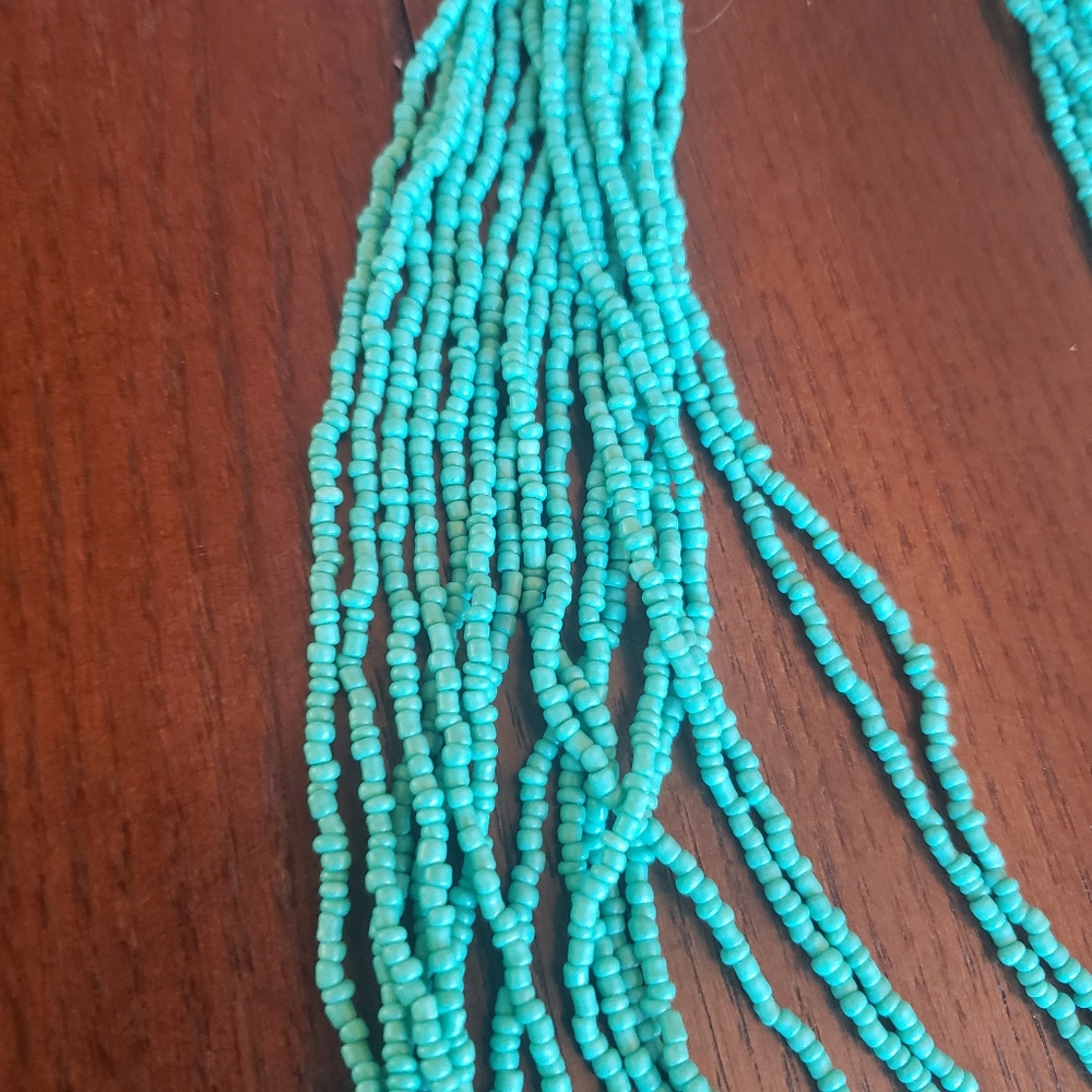 Sugar Turquoise Multi-Strand Necklace